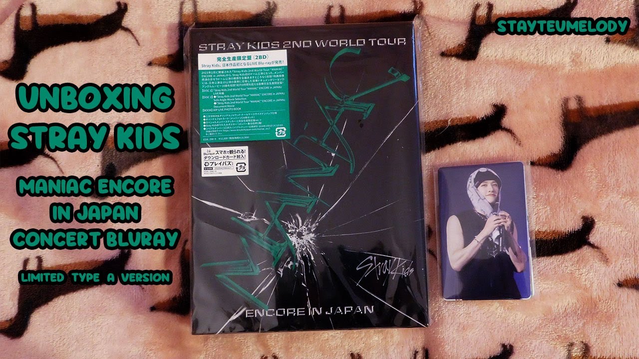 Stray Kids Maniac Encore In Japan Blu-ray Unboxing | Limited Type