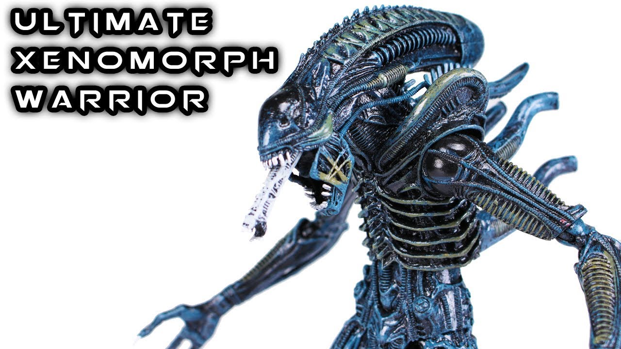 NECA Ultimate XENOMORPH WARRIOR (Blue) Action Figure Review - YouTube