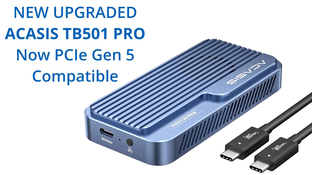 ACASIS TB501 Pro Thunderbolt 5 80Gbps PCIe Gen 5 NVMe SSD M.2