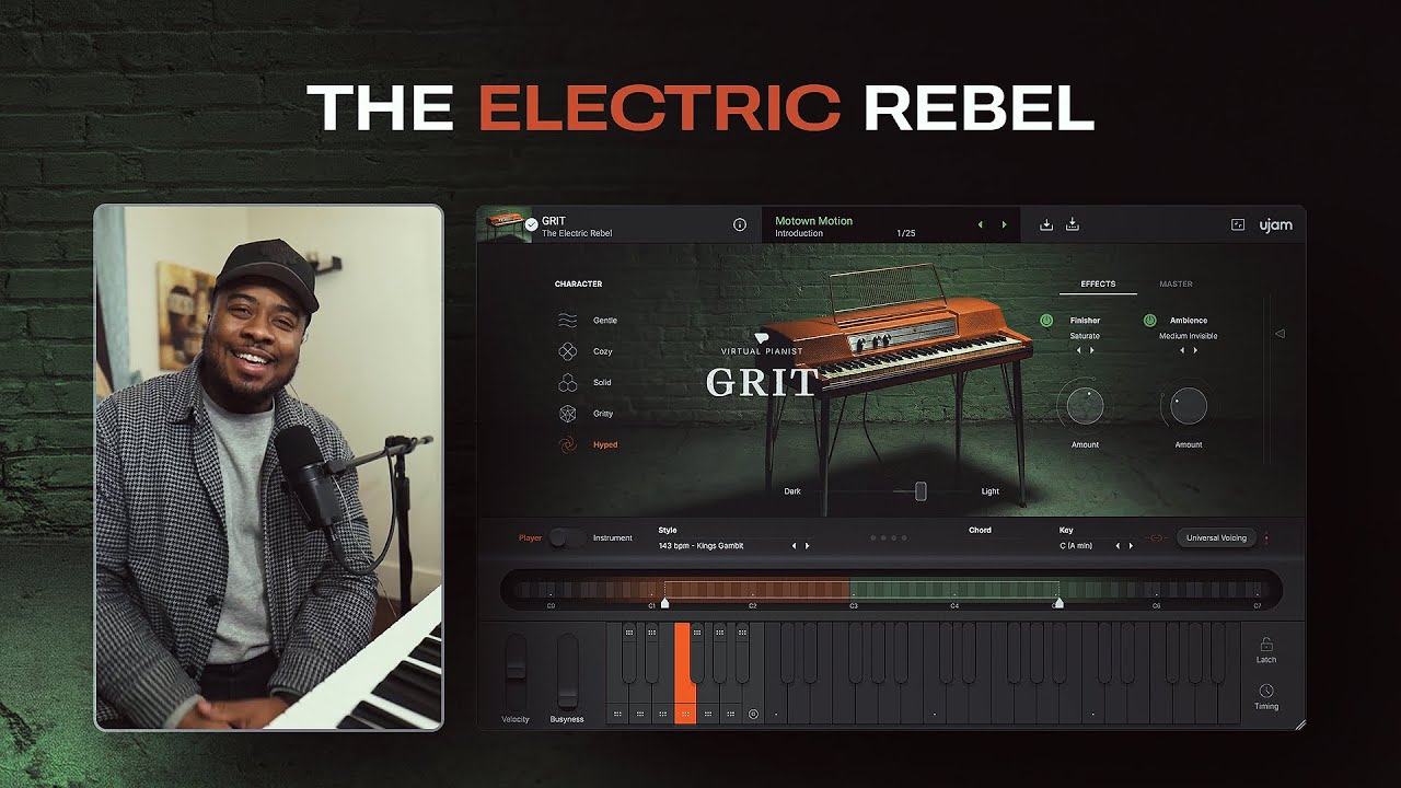 UJAM Virtual Pianist GRIT｜1950年代Wurlitzer 120のエッジ感を再現