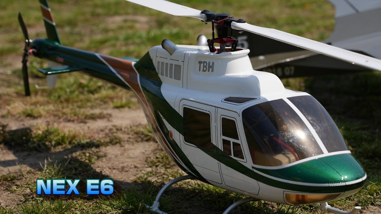 ラジコンスケールヘリ ベル 206A ジェットレンジャー - YouTube