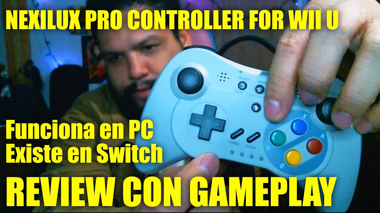 Nexilux Pro Controller para Wii U - UNBOXING REVIEW - YouTube