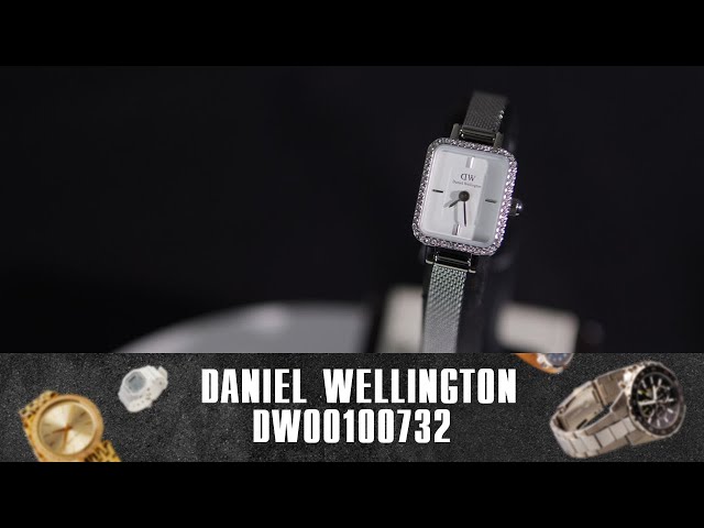 DANIEL WELLINGTON QUADRO MINI LUMINE BEZEL SILVER DW00100732