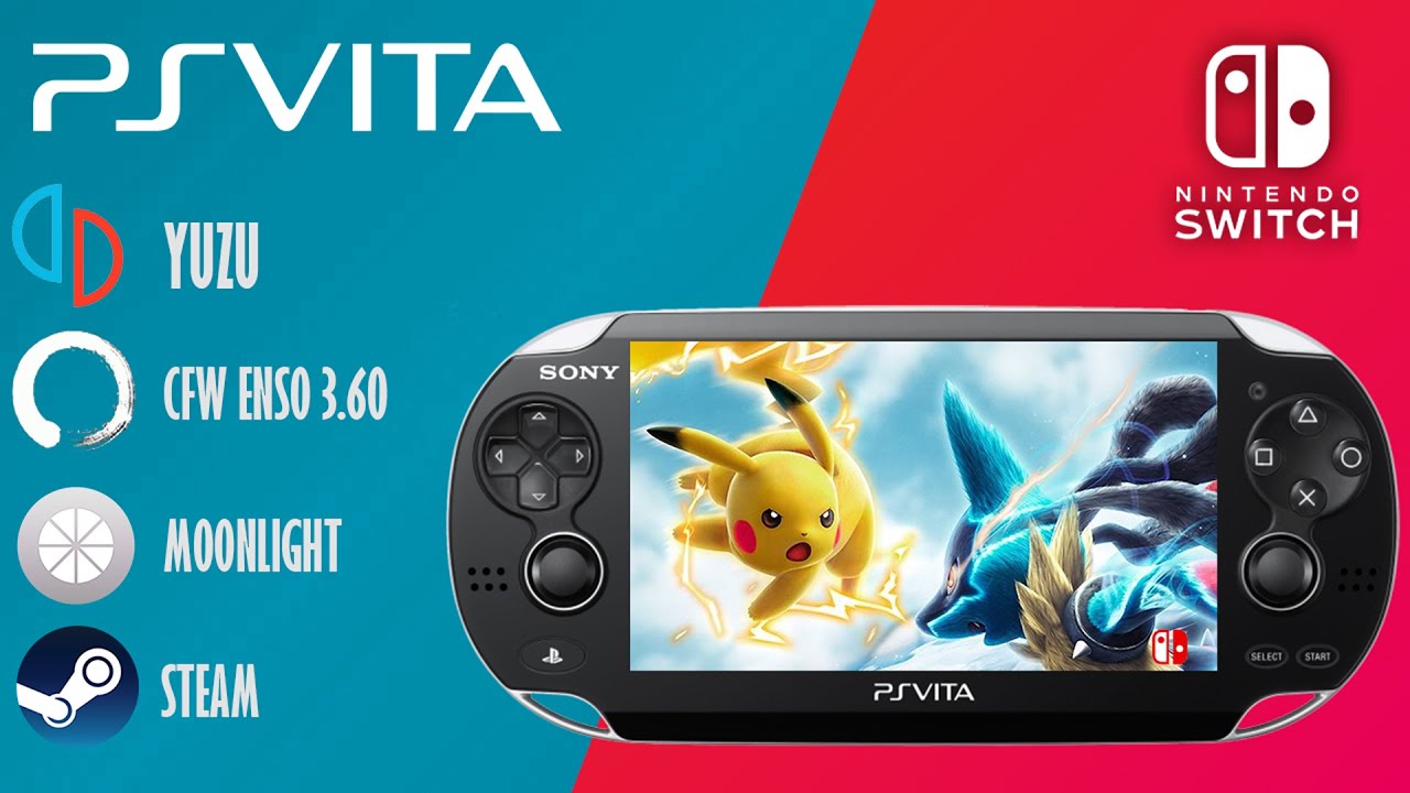 Play Switch Games on a PSVita? It's possible! [Moonlight STREAM