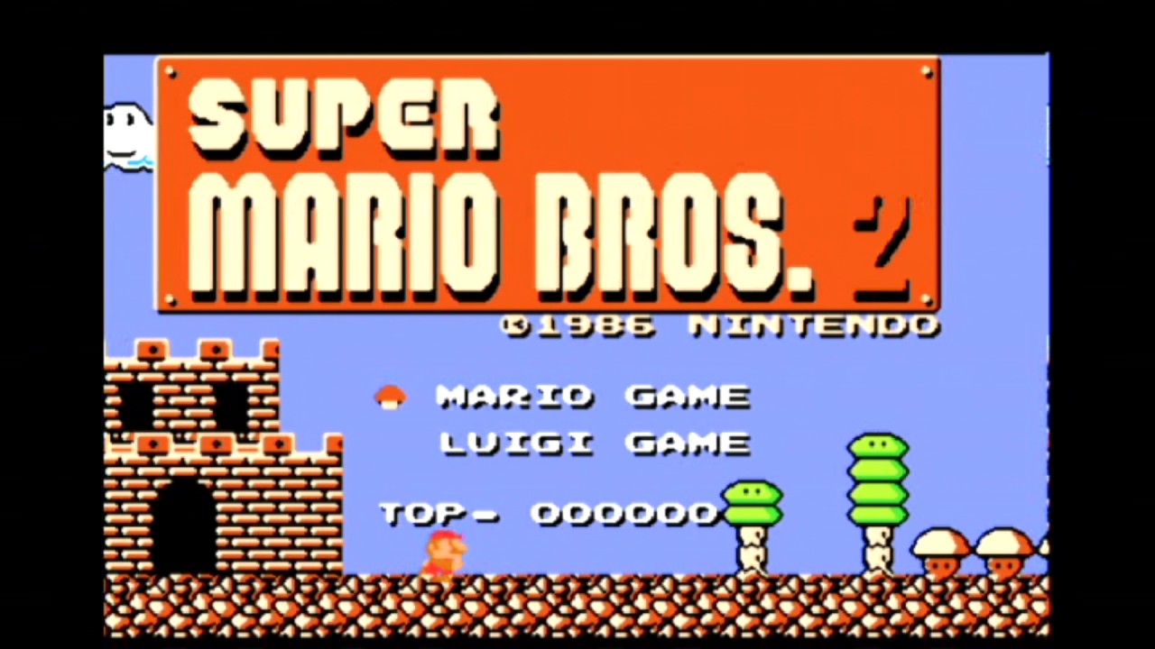 GBA スーパーマリオブラザーズ2(ファミコンミニ) OP - YouTube
