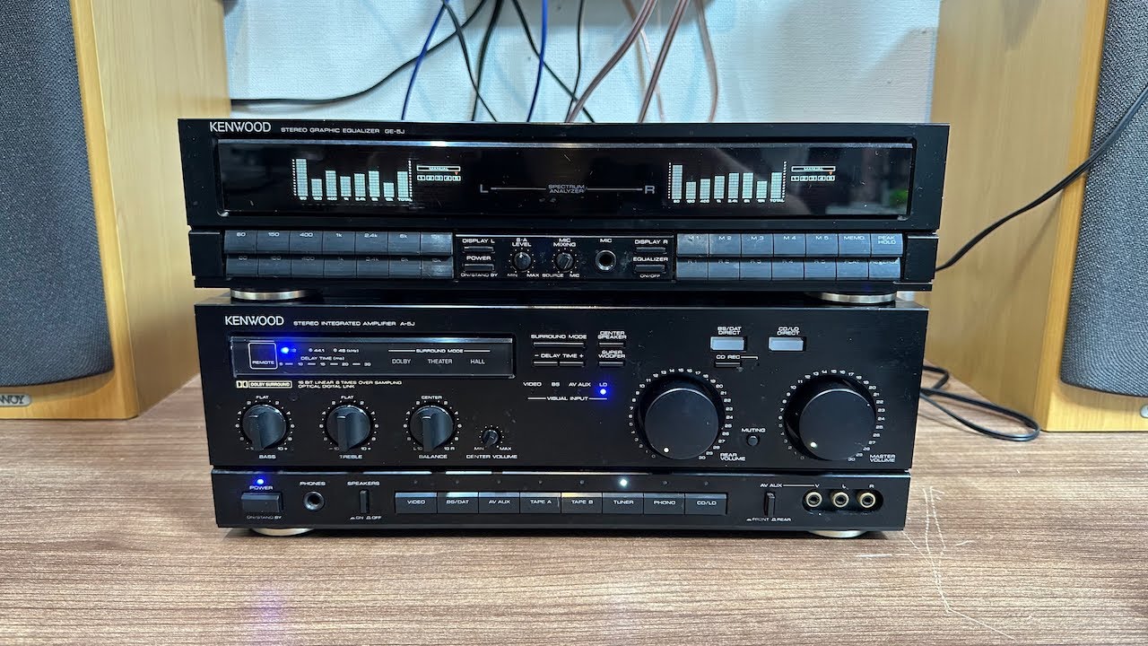 バブルコンポって動作チェック用に丁度いいよね。KENWOOD A-5J