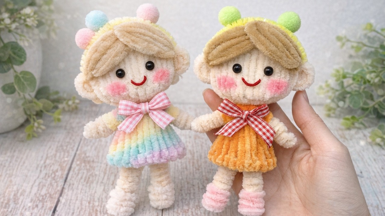 モールで作るお人形 - YouTube