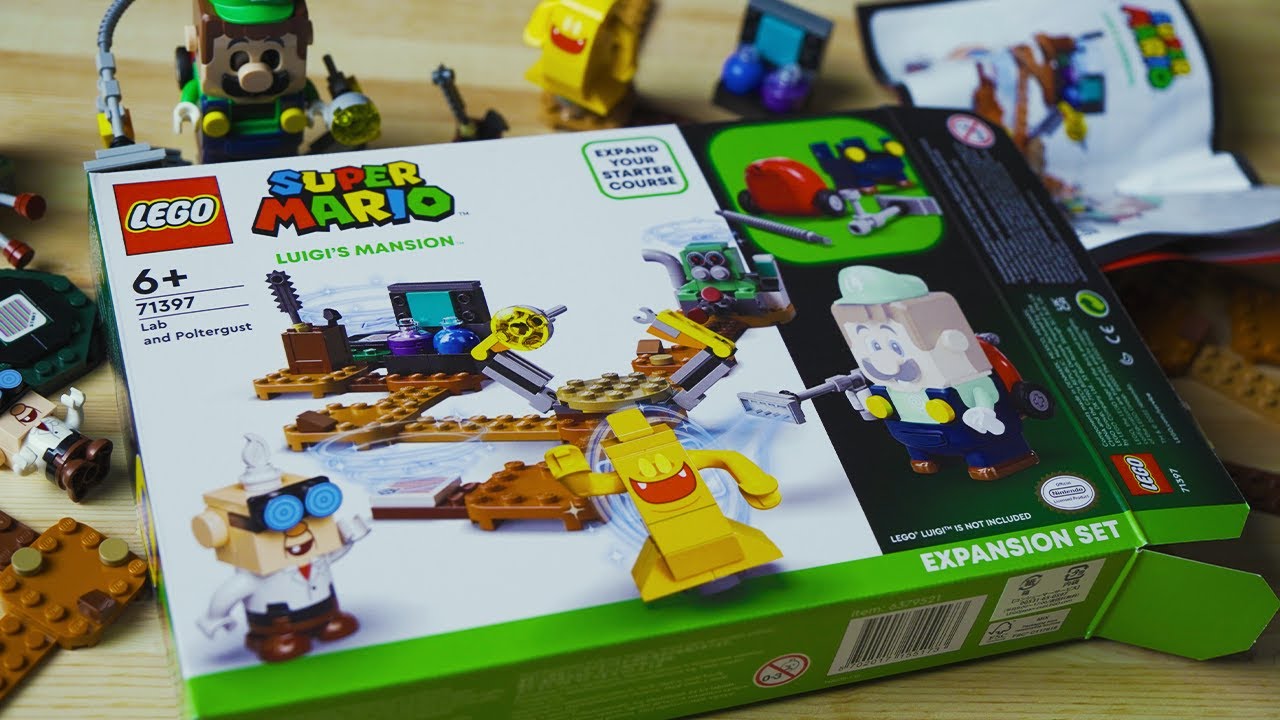 LEGO LUIGI'S MANSION|71397|Lad and Poltergust| LEGO SUPER MARIO