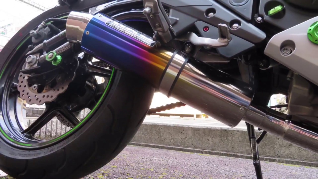 Ninja400の純正マフラーを交換してみました。 - YouTube
