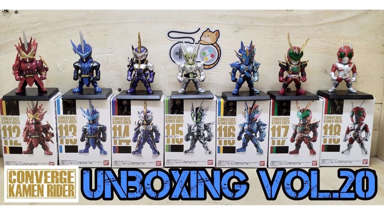 Unboxing Converge Kamen Rider Vol.20 - YouTube