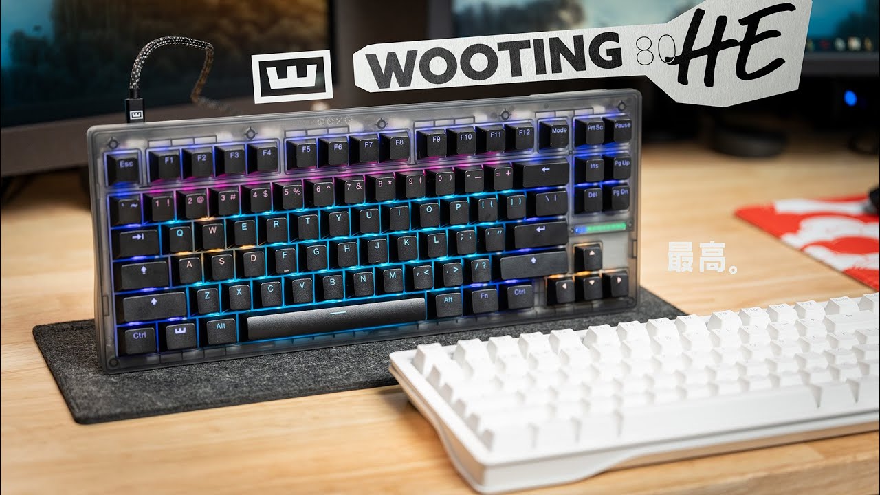 神キーボードがでかくなった。Wooting 80HE レビュー - YouTube