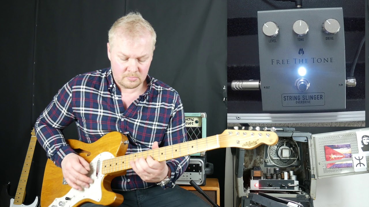 Free The Tone - String Slinger overdrive pedal full demonstration