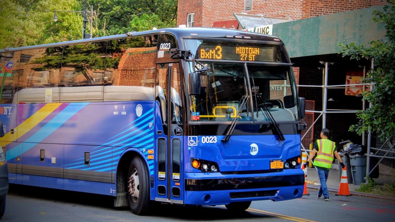 ᴴᴰ MTA Bus Company: 2020 Prevost X3-45 #0023 in action on the