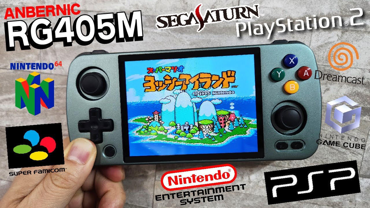 エミュ機】新しい‼ANBERNICの新商品『RG405M』開封レビュー‼ - YouTube