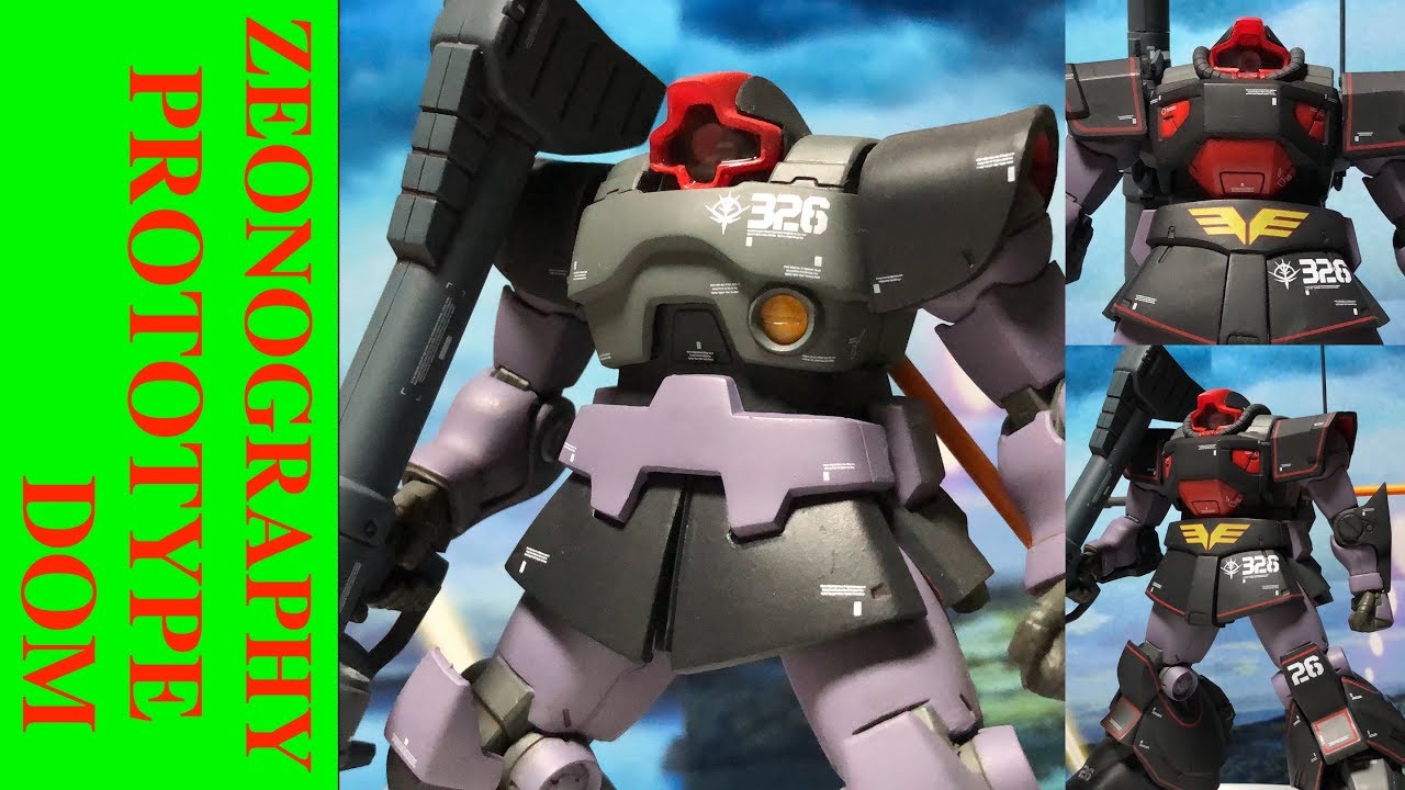 ZEONOGRAPHY #3002a YMS-09 PROTOTYPE DOM] - YouTube