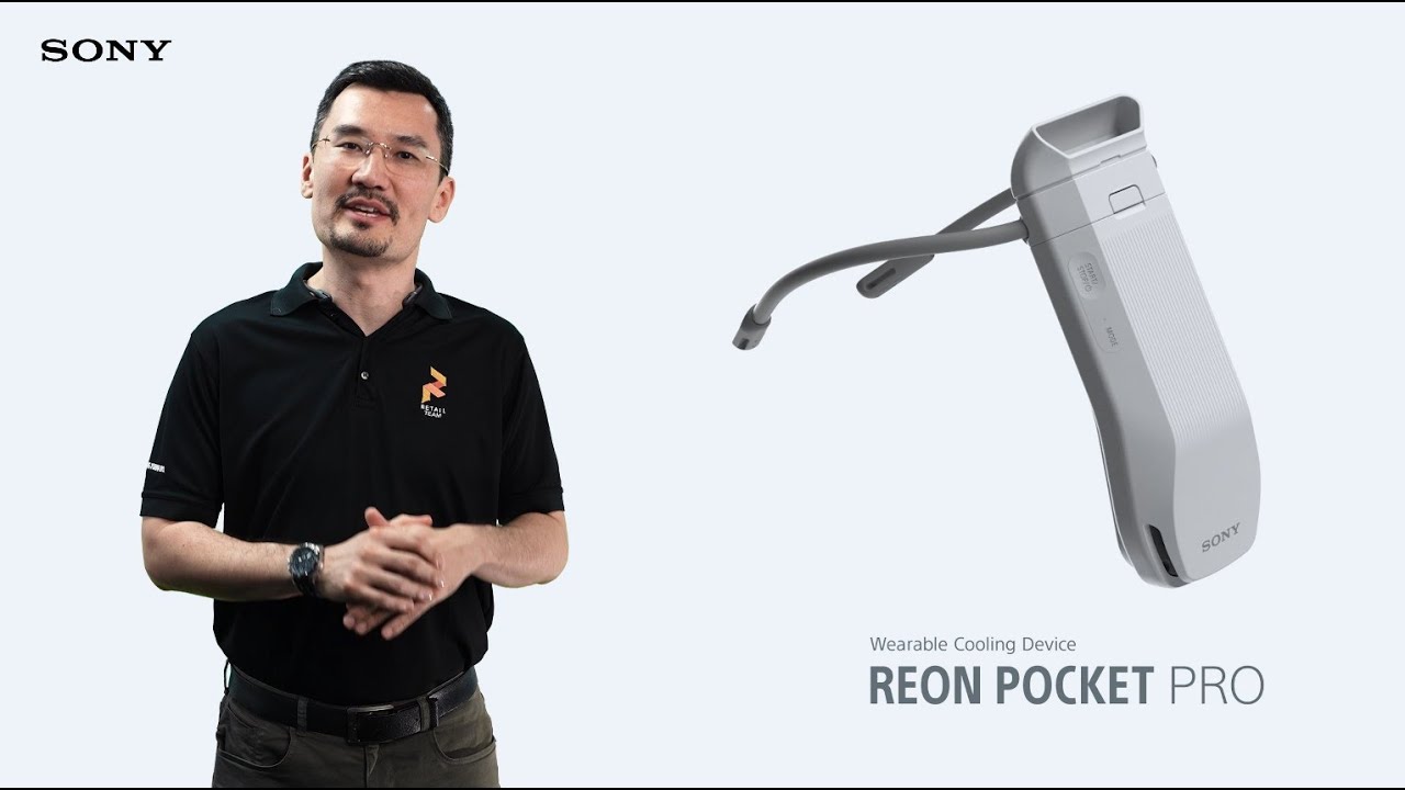 SONY REON POCKET PRO, WEARABLE COOLING AND WARMING DEVICE - YouTube