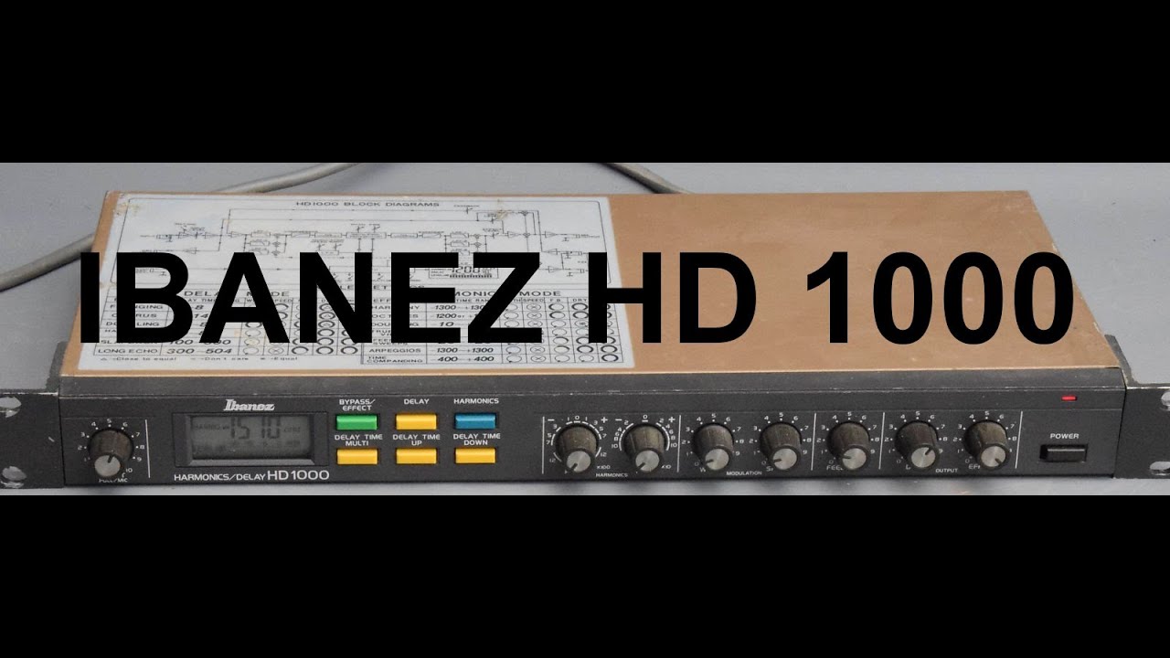 Me and my Bass - Ibanez HD 1000 - YouTube