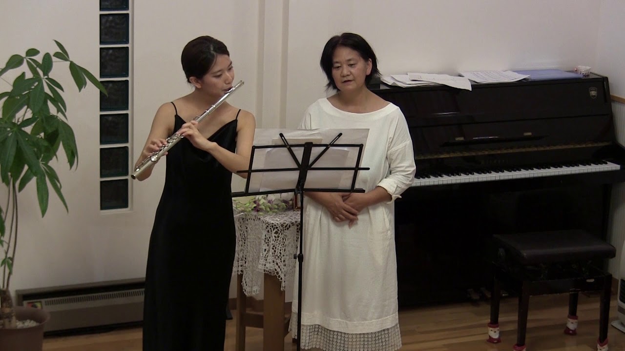 キリストの愛我に迫れり/天田繋（Vo,Fl） - YouTube