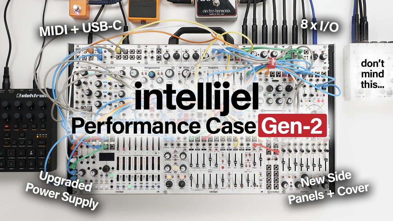 intellijelの定番モジュラーケース「7U Performance Case」が、Gen-2に