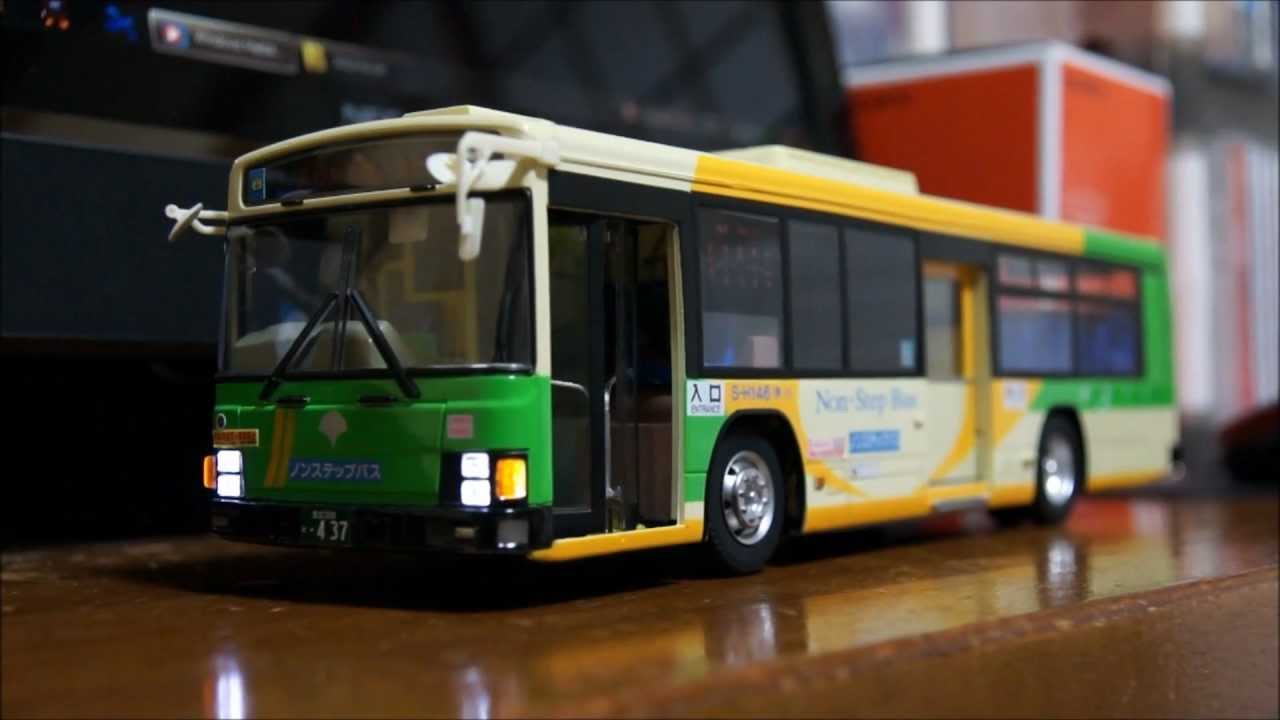RC BUS】Scale 1/32 Toei Bus ISUZU ERGA【FHD】 - YouTube
