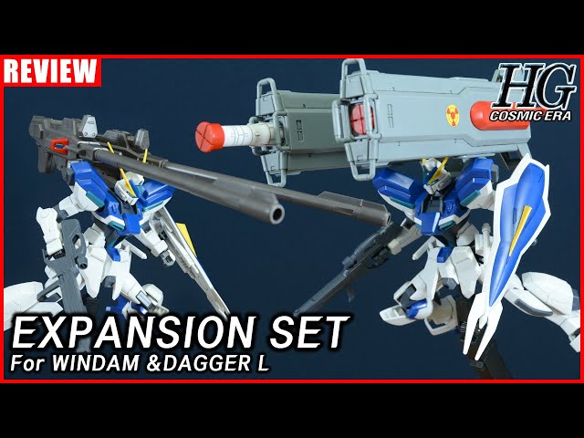 HGCE 1/144 EXPANSION SET for WINDAM & DAGGER L [REVIEW] - YouTube