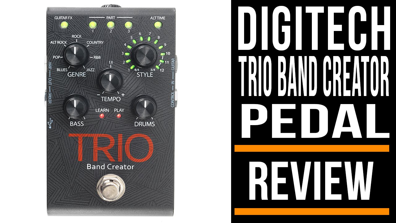 DigiTech Trio Band Creator Pedal | Review - YouTube