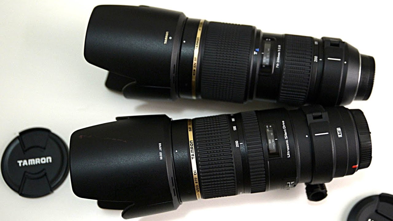 Tamron 70-200mm f2.8 Di VC USD - Hands on (vs non VC) - YouTube