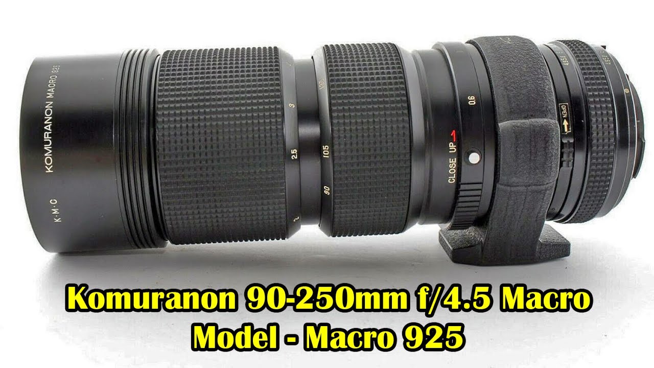 KOMURA/KOMURANON 90-250mm f/4.5 (Uni Auto Zoom by Sankyo Kohki
