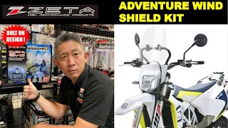 NEW* Zeta Adventure Windshield CRF250L/300L - Langston Motorsports