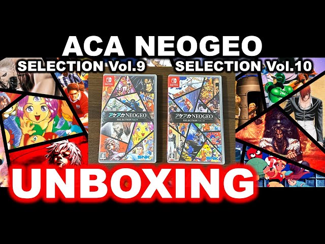 Japan Exclusive】 ACA NEOGEO Selection Vol.9 and Vol.10 for the