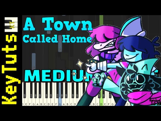 A Town Called Hometown from Deltarune - Medium Mode [Piano