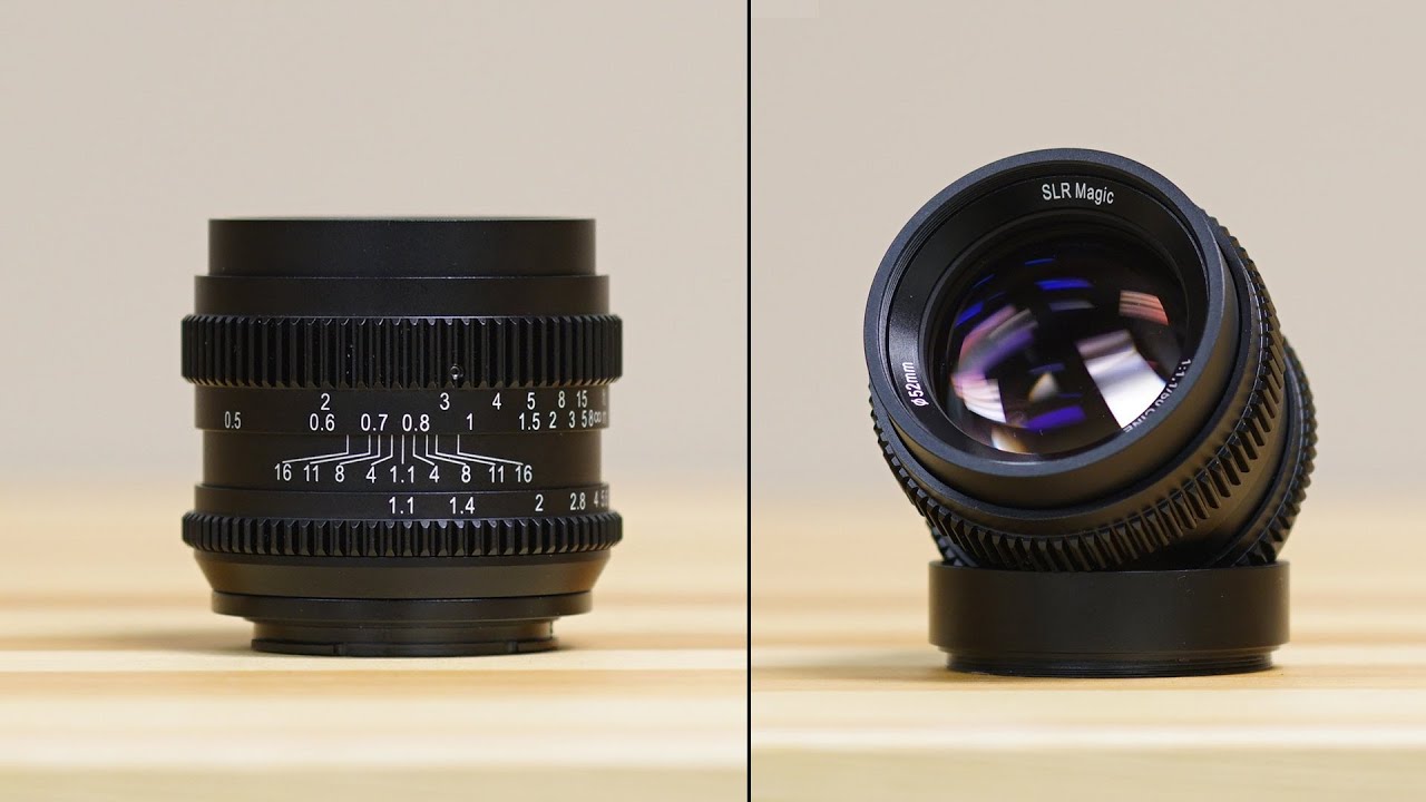 SLR Magic 50mm F/1.1 Review (4K video samples) - YouTube