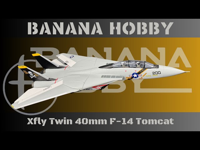 Xfly Twin 40mm F-14 Tomcat at banana hobby.com - YouTube