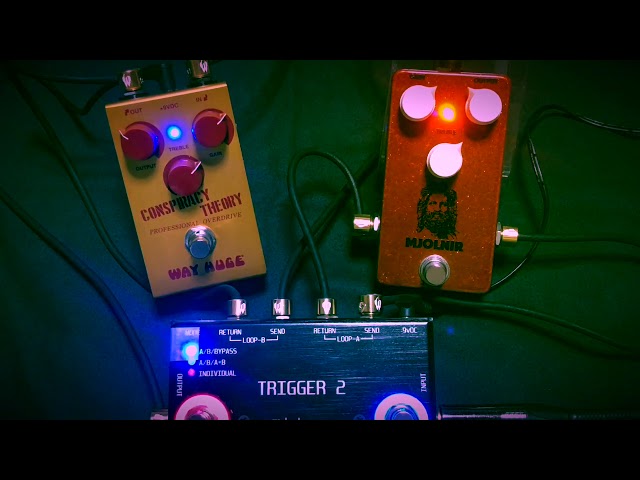 WAY HUGE WM20 CONSPIRACY THEORY vs MYTHOS PEDALS Mjolnir Joey