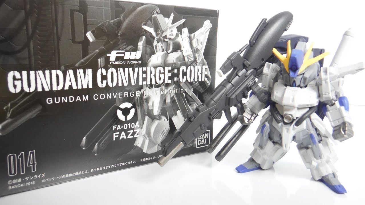 PB限定』FW GUNDAM CONVERGE:CORE FAZZ 開封 ガンダム コンバージ コア