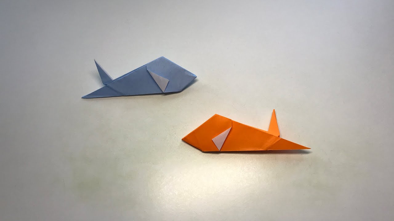 How to make an Origami Fish - EASY/INTERMEDIATE (Designed by