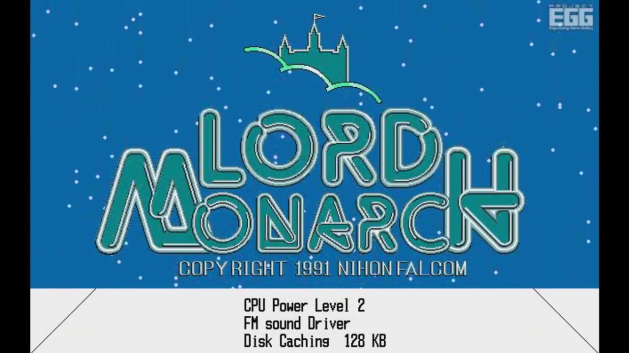 ロードモナーク for PC-9801（1991） - YouTube