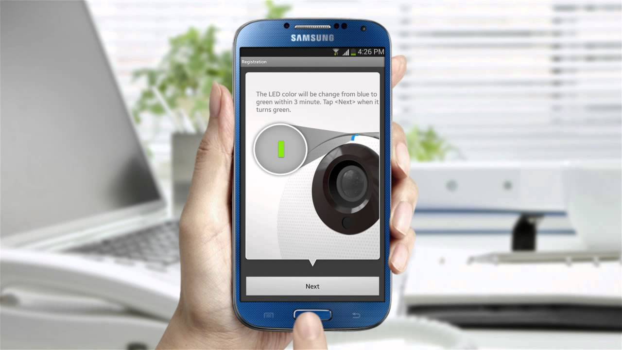 Samsung Smartcam HD Pro WiFi Direct Set up on an Android Device