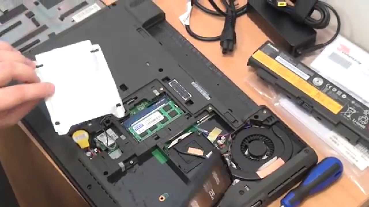 Lenovo ThinkPad L540 full review, SSD and RAM instalation. - YouTube