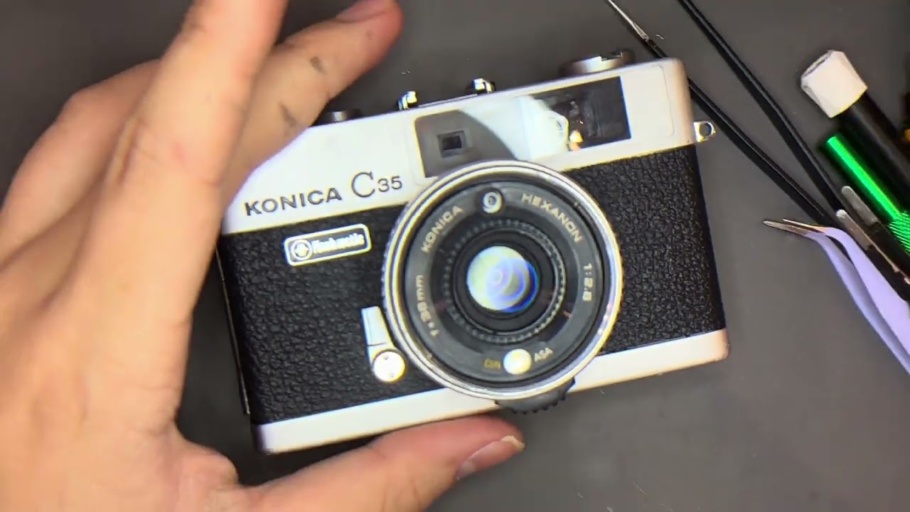 Konica C35 flashmatic (preorder) - YouTube