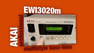 AKAI professional EWI3020m. MultiStyle Bass Lines… - YouTube