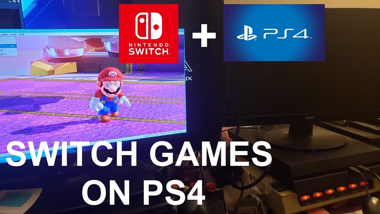 Playing Nintendo Switch Games On A PS4 - YouTube
