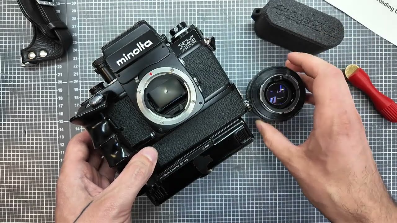 Minolta XM / XK / X-1 Motor: a camera from the future that was way