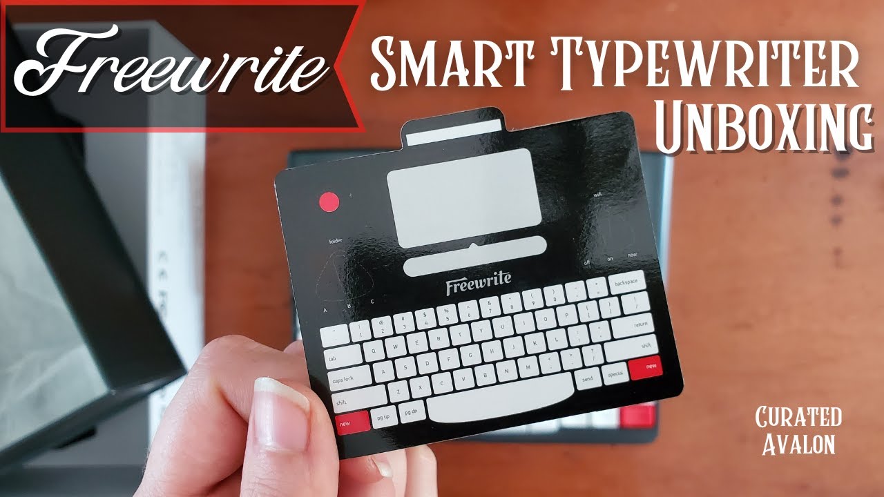 Freewrite Smart Typewriter Unboxing! E-Ink Typewriter from