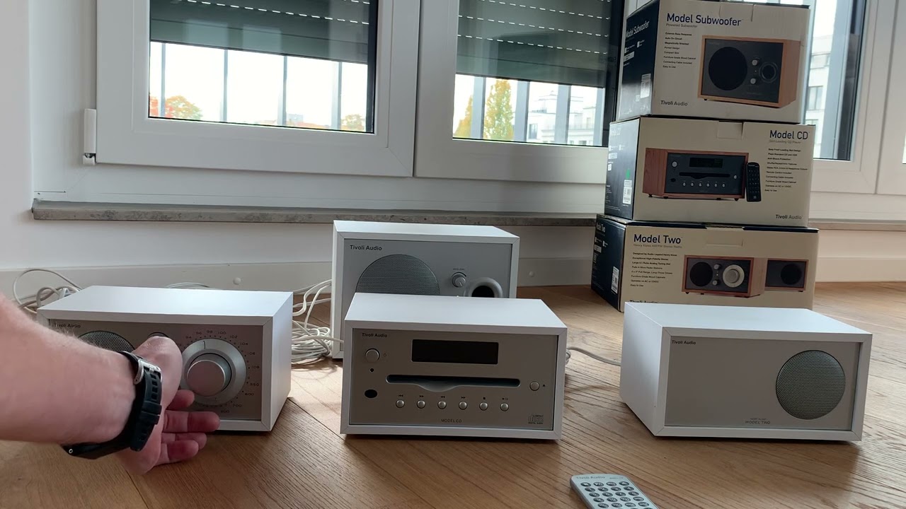 Tivoli Model Two CD Subwoofer Test one - YouTube