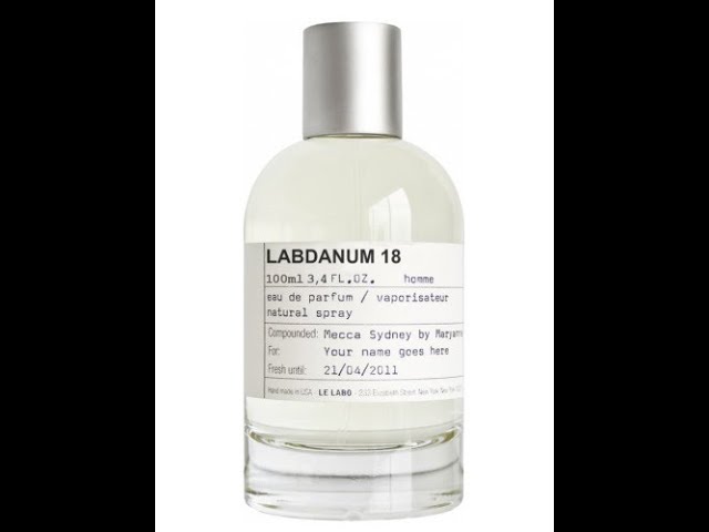 Le Labo Labdanum 18 First Impressions. Le Labo Cold Weather