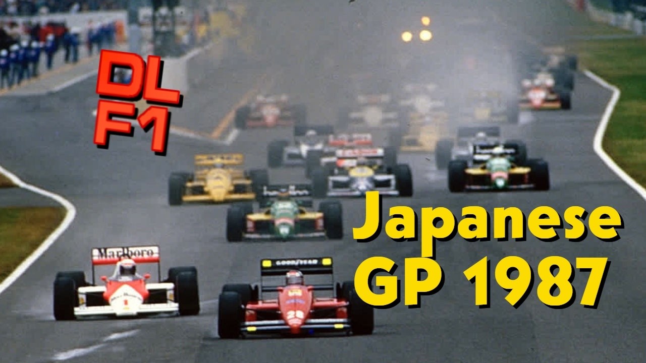 F1 Japanese GP 1987 🇯🇵 Highlights (BBC). Extended Post-race