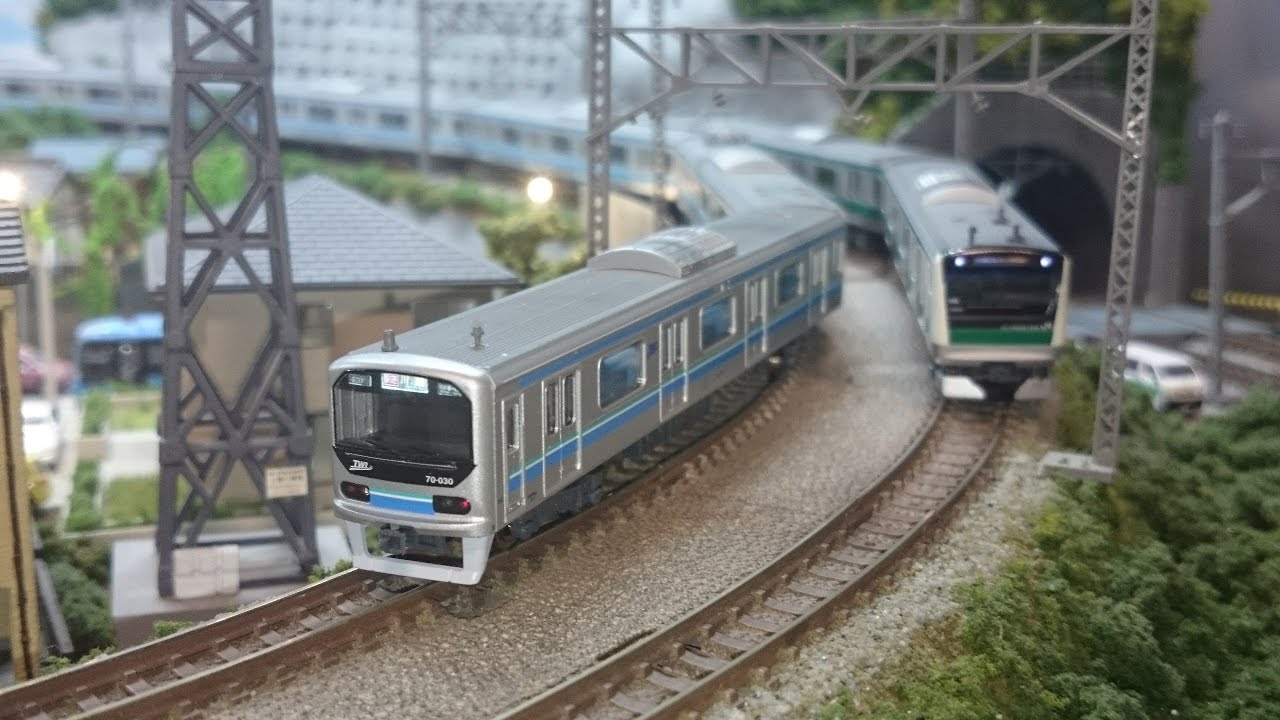 Nゲージ】マイクロエース りんかい線70-000形 走行（KATOサウンド