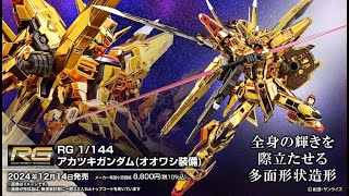 RG 1/144 Akatsuki Gundam (Oowashi Pack) - Release Info(アカツキ