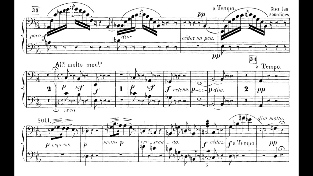 ビゼー「カルメン」組曲 夜想曲 (ミカエラのアリア)（チェロパート楽譜